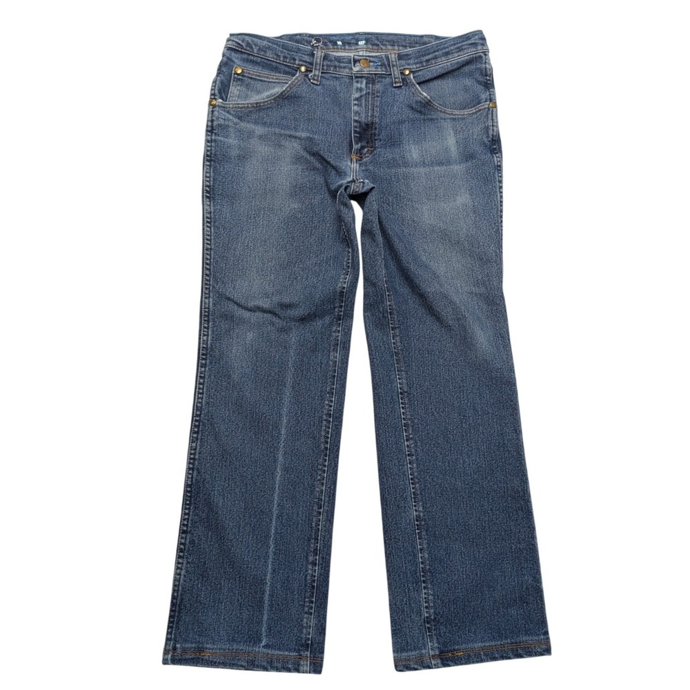 Wrangler Jeans Mens 32x32(33x27) Blue Premium Performance Slim Fit 36MAVMR Denim